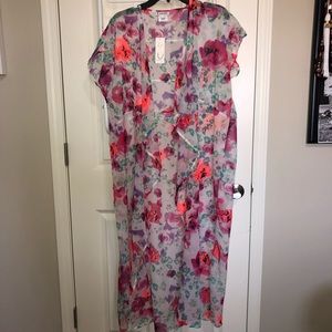 Brand new sheer kimono